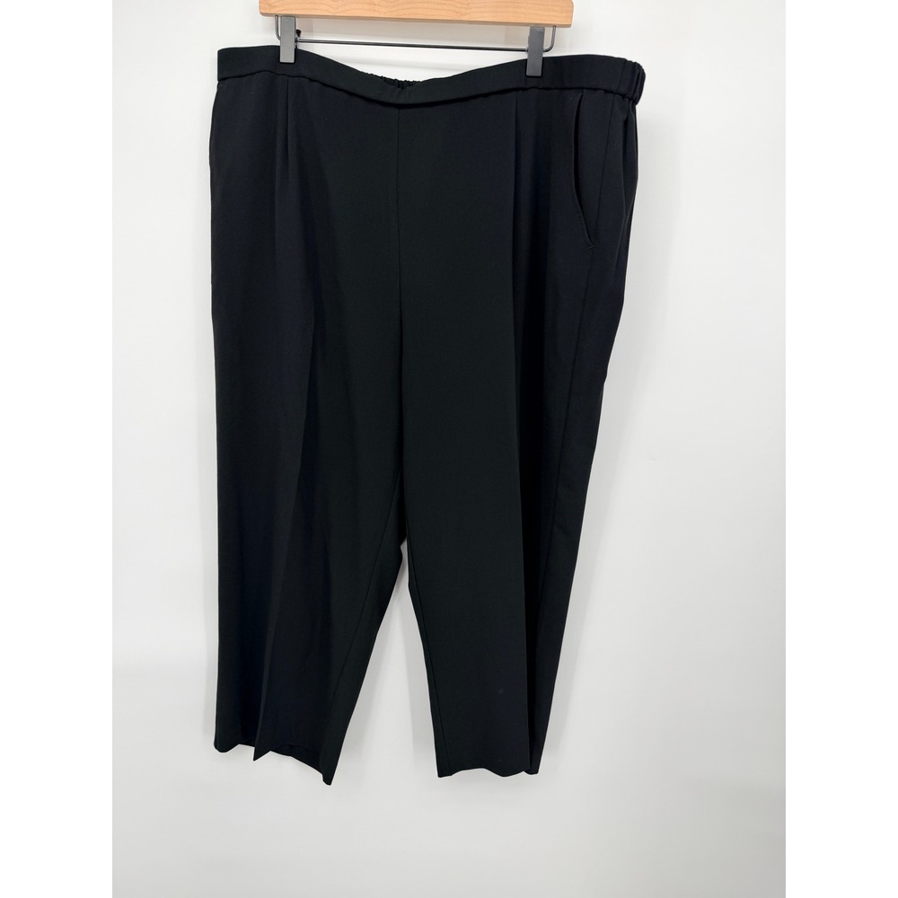 Sag Harbor Trousers Women 24W Black Excellent Stretch Straight Leg Pants